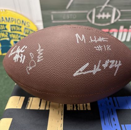signed packers football