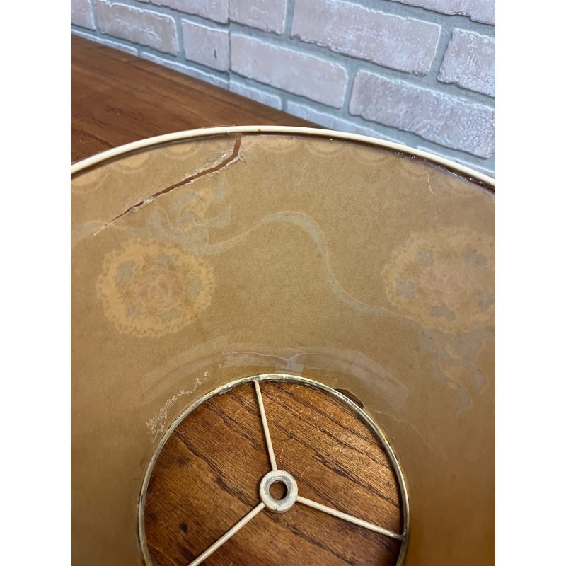 Vintage 1930s Aladdin WHIP-O-LITE Kerosene Oil Lamp Paper Shade - As-Is