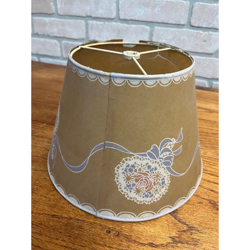 Vintage 1930s Aladdin WHIP-O-LITE Kerosene Oil Lamp Paper Shade - As-Is