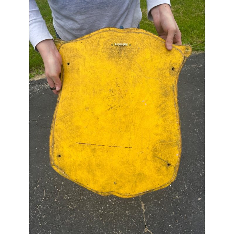 Antique Handmade Americana Folk Art Frame w/ Mail Pouch Indian Tin Sign Tobacco