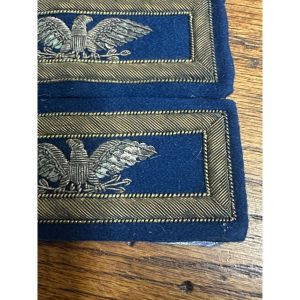 4CCGXBzS_1.jpg Original Rare Civil War Pair Full Colonel Officers Eagle Shoulder Boards Bullion