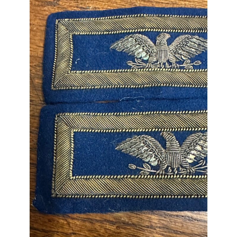 4CCGXBzS_2.jpg Original Rare Civil War Pair Full Colonel Officers Eagle Shoulder Boards Bullion