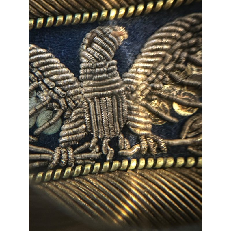 4CCGXBzS_7.jpg Original Rare Civil War Pair Full Colonel Officers Eagle Shoulder Boards Bullion