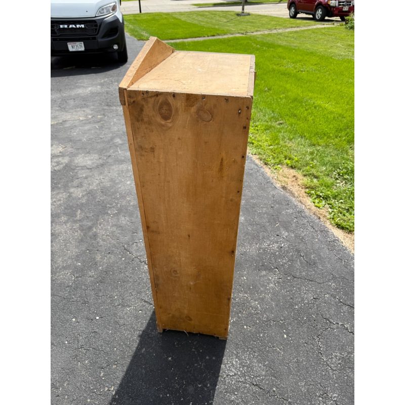 Antique Primitive Farmhouse Wood Pie Safe w/ Screen Door