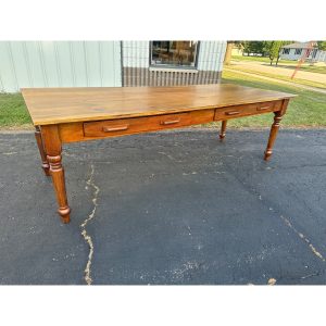 AP47TtKW_0.jpg Antique Primitive Style Wooden Farmhouse Table