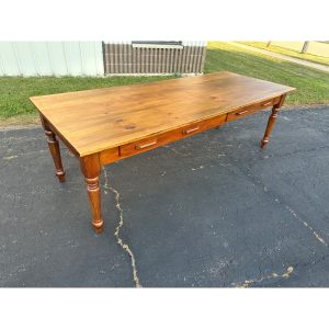 AP47TtKW_1.jpg Antique Primitive Style Wooden Farmhouse Table