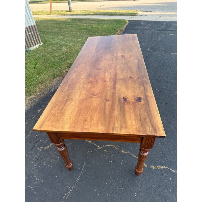 AP47TtKW_11.jpg Antique Primitive Style Wooden Farmhouse Table