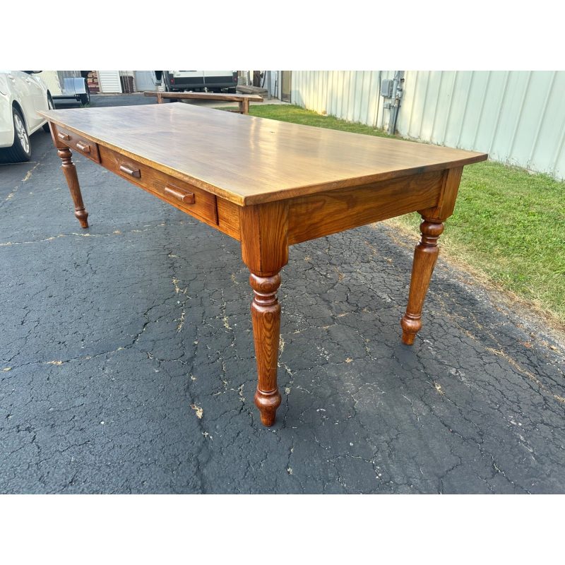 AP47TtKW_4.jpg Antique Primitive Style Wooden Farmhouse Table