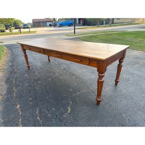 AP47TtKW_8.jpg Antique Primitive Style Wooden Farmhouse Table