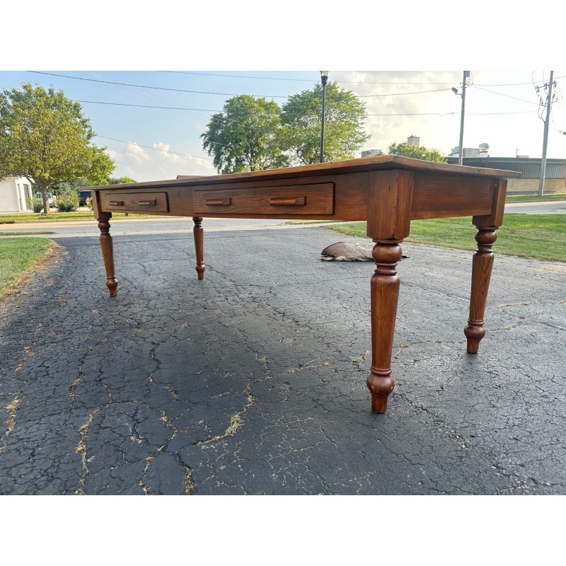 AP47TtKW_9.jpg Antique Primitive Style Wooden Farmhouse Table