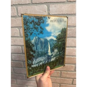 Vintage 1940s Lomira Oil Co. Advertising Sign Glass Frame Wisconsin