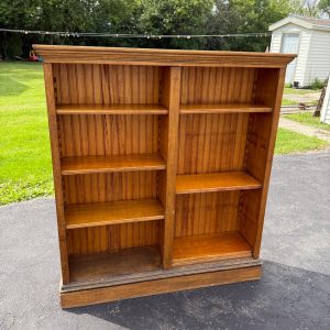 Antique Primitive Wainscoting Bookshelf / Book Case