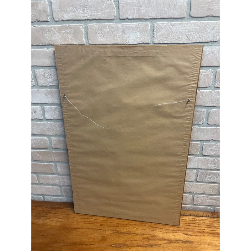 Vintage 1938 Wm. Thiel Coal Wood Advertising Calendar Sign Litho Milwaukee WI