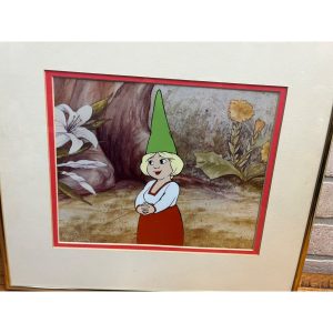 Original 1980 Gnomes CBS Film Animation Cel Framed Wil Hugen