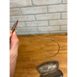 Antique APEX Gold Filled Eyeglasses Frames Oval Lenses Brown Coated