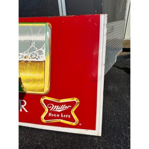FxL2N7Ow_10.jpg Vintage HUGE Miller High Life Beer 14ft Advertising Sign