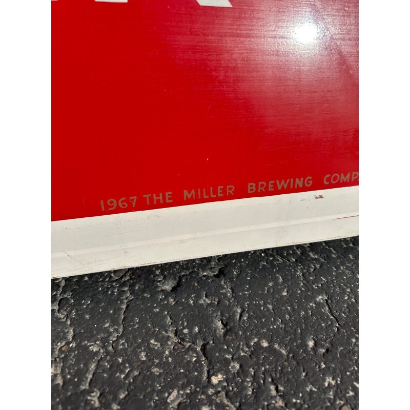 FxL2N7Ow_12.jpg Vintage HUGE Miller High Life Beer 14ft Advertising Sign