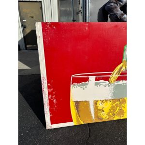 FxL2N7Ow_5.jpg Vintage HUGE Miller High Life Beer 14ft Advertising Sign