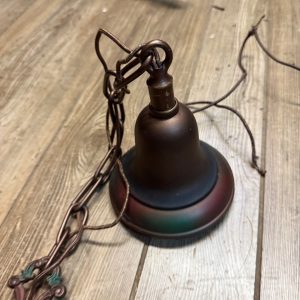 Pair Vintage Matching Pendant Hanging Ceiling Lights Spanish Revival