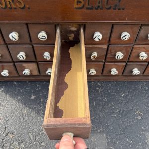 L7kvSZ8H_7.jpg Antique Primitive 36-Drawer General Store Spool Cabinet Advertising Display