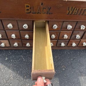 L7kvSZ8H_8.jpg Antique Primitive 36-Drawer General Store Spool Cabinet Advertising Display