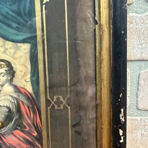 Antique 19th c. Sistine Madonna by Raphael Framed Lithograph German