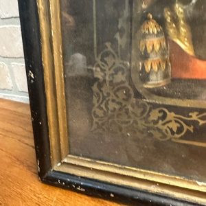 Antique 19th c. Sistine Madonna by Raphael Framed Lithograph German