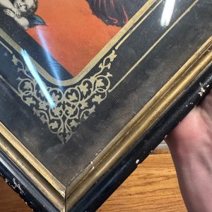 Antique 19th c. Sistine Madonna by Raphael Framed Lithograph German