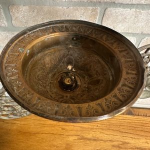 NBDkNQqG_5.jpg Antique Victorian Hanging Oil Kerosene Lamp w/ Ruby Burmese Shade Uranium Glows!