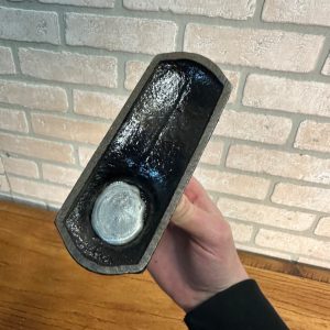 Antique Cast Iron Notary Stamp Seal -Capitol Furniture & Rug Madison Wis