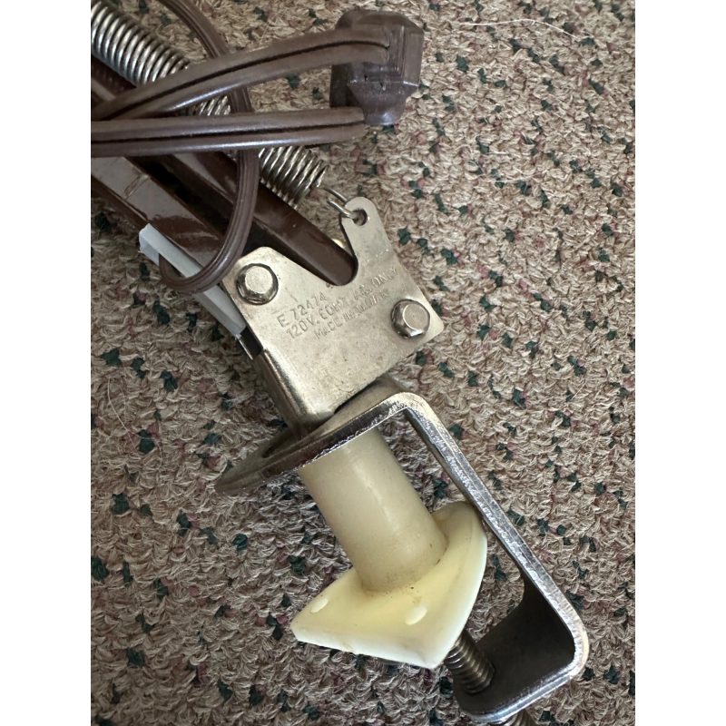 Vintage Mid Century Adjustable Drafting Lamp Portable C-Clamp Work Station Light