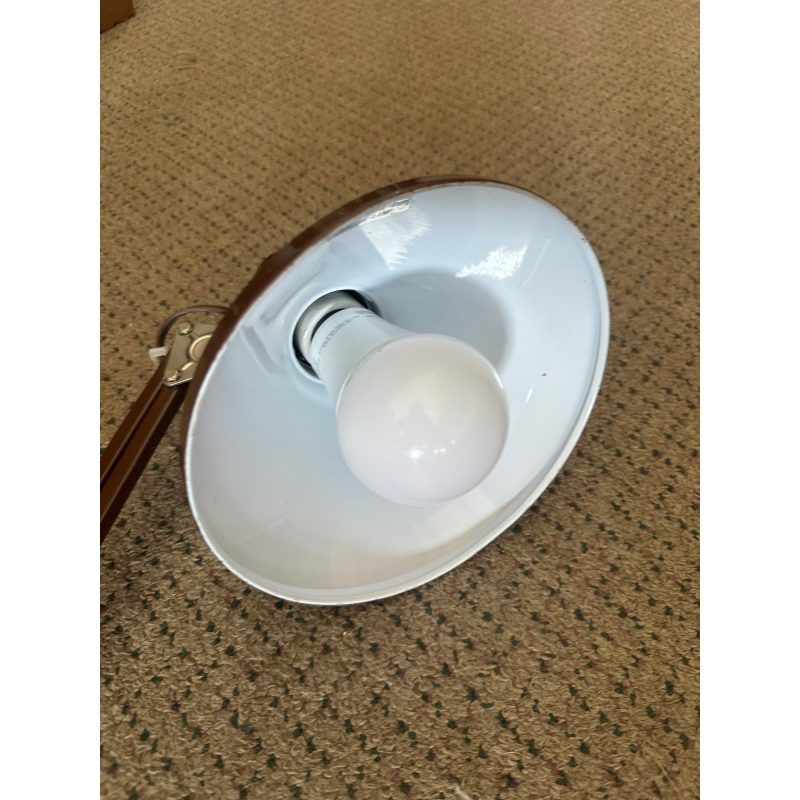 Vintage Mid Century Adjustable Drafting Lamp Portable C-Clamp Work Station Light