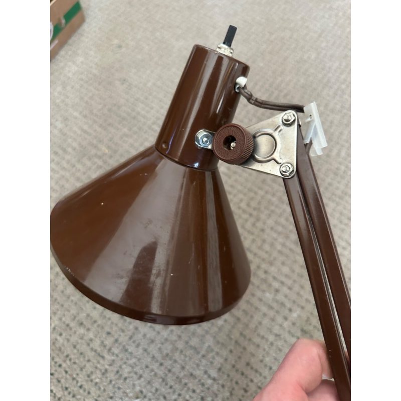 Vintage Mid Century Adjustable Drafting Lamp Portable C-Clamp Work Station Light