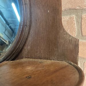 O3eF9lon_1.jpg Antique Wooden Wall Shaving Cabinet w/ Mirror Victorian Medicine Cabinet