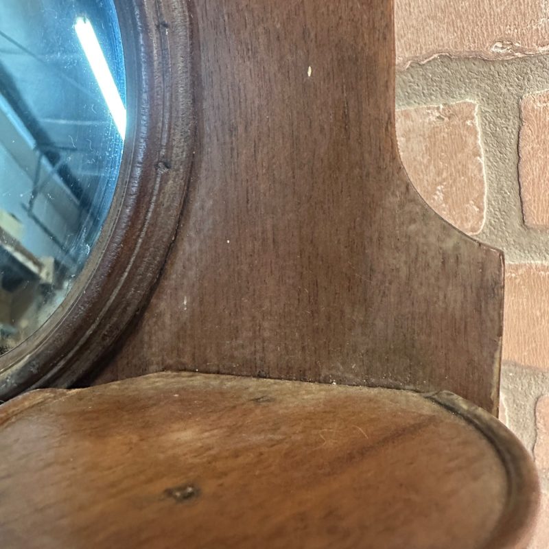 O3eF9lon_1.jpg Antique Wooden Wall Shaving Cabinet w/ Mirror Victorian Medicine Cabinet