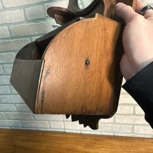 O3eF9lon_10.jpg Antique Wooden Wall Shaving Cabinet w/ Mirror Victorian Medicine Cabinet