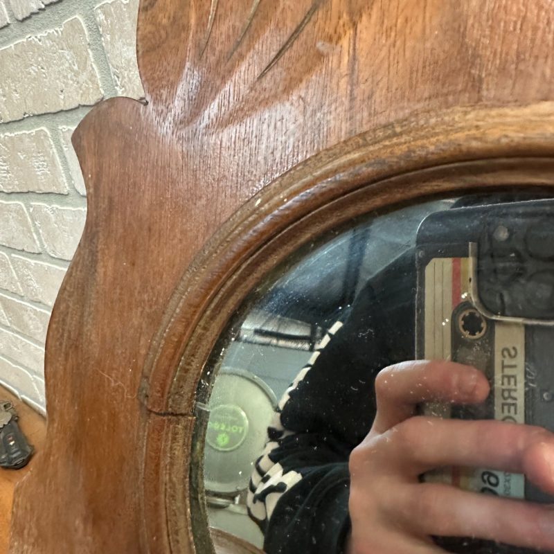 O3eF9lon_3.jpg Antique Wooden Wall Shaving Cabinet w/ Mirror Victorian Medicine Cabinet