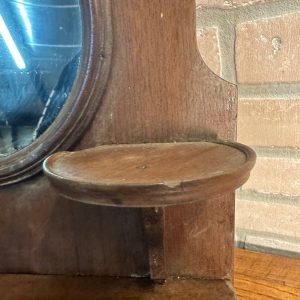 O3eF9lon_4.jpg Antique Wooden Wall Shaving Cabinet w/ Mirror Victorian Medicine Cabinet