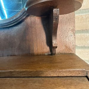 O3eF9lon_5.jpg Antique Wooden Wall Shaving Cabinet w/ Mirror Victorian Medicine Cabinet