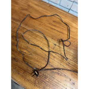 Vintage White Ceramic Urn Table Lamp Base Part French MCM Mid-Century