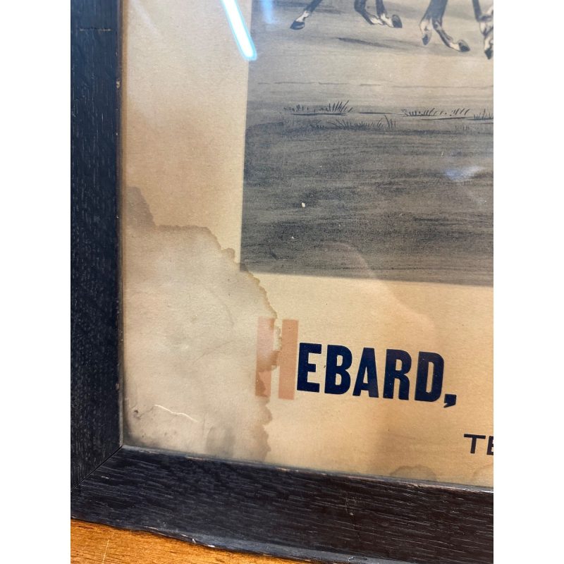 QTHPsCCm_2.jpg RARE Original 1890s Hebard Transportation Co. Chicago Framed Liutho Advertising Sign