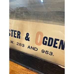 QTHPsCCm_8.jpg RARE Original 1890s Hebard Transportation Co. Chicago Framed Liutho Advertising Sign