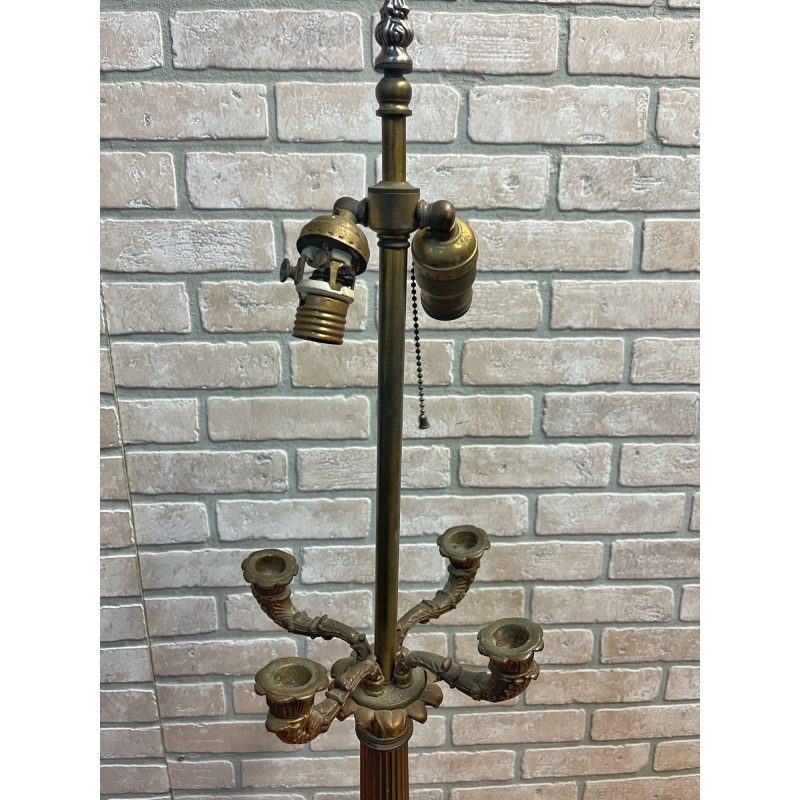 QTOClbEundefined_10.jpg Antique Neoclassical French Bronze Tall Candlestick Electric Lamp PARTS/REPAIR