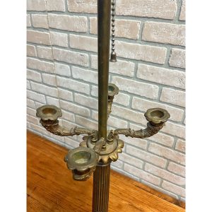 QTOClbEundefined_6.jpg Antique Neoclassical French Bronze Tall Candlestick Electric Lamp PARTS/REPAIR
