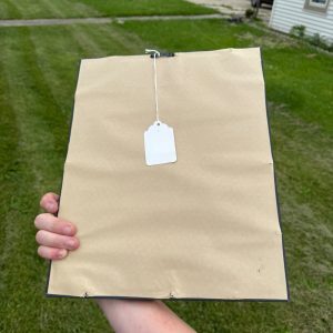 Vintage Sewing Pattern Framed Art Decoupage