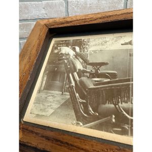 Vintage Early 1900s Cabinet Photo Dentist Chairs Dental Office Framed