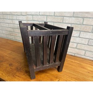 Antique Vintage Arts and Crafts Magazine Book Rack Stand Pine?