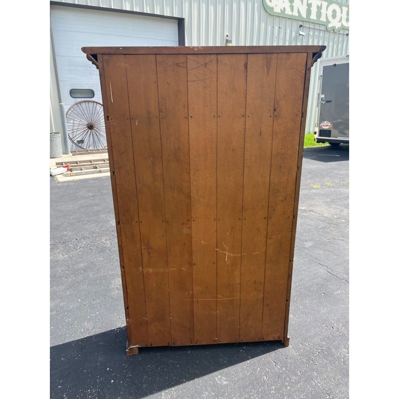 XJGacKCr_8.jpg Antique Primitive Style Bookshelf Display Bookcase Cabinet