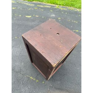 XKgRtQWW_5.jpg Vintage Early 1900s "Cold-O" Soda Fountain Wooden Cabinet Advertising Store Display