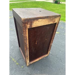 XKgRtQWW_6.jpg Vintage Early 1900s "Cold-O" Soda Fountain Wooden Cabinet Advertising Store Display